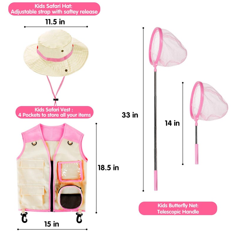 INNOCHEER Toys for Girls Explorer Kit  Bug Catcher Kit for Kids  Birthday Gifts for Girls  Summer Toys for 3 4 5 6 7 8+ Year Old Girls  3 4 5 6 7 8+ Year Old Girl Birthday Gift Kids Outdoor Toys - Image 3
